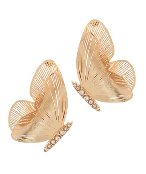 Butterfly Filigree Stud Earrings