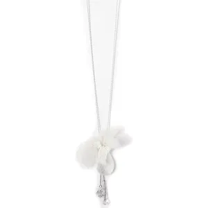 Calla Crystal Necklace - Ivory