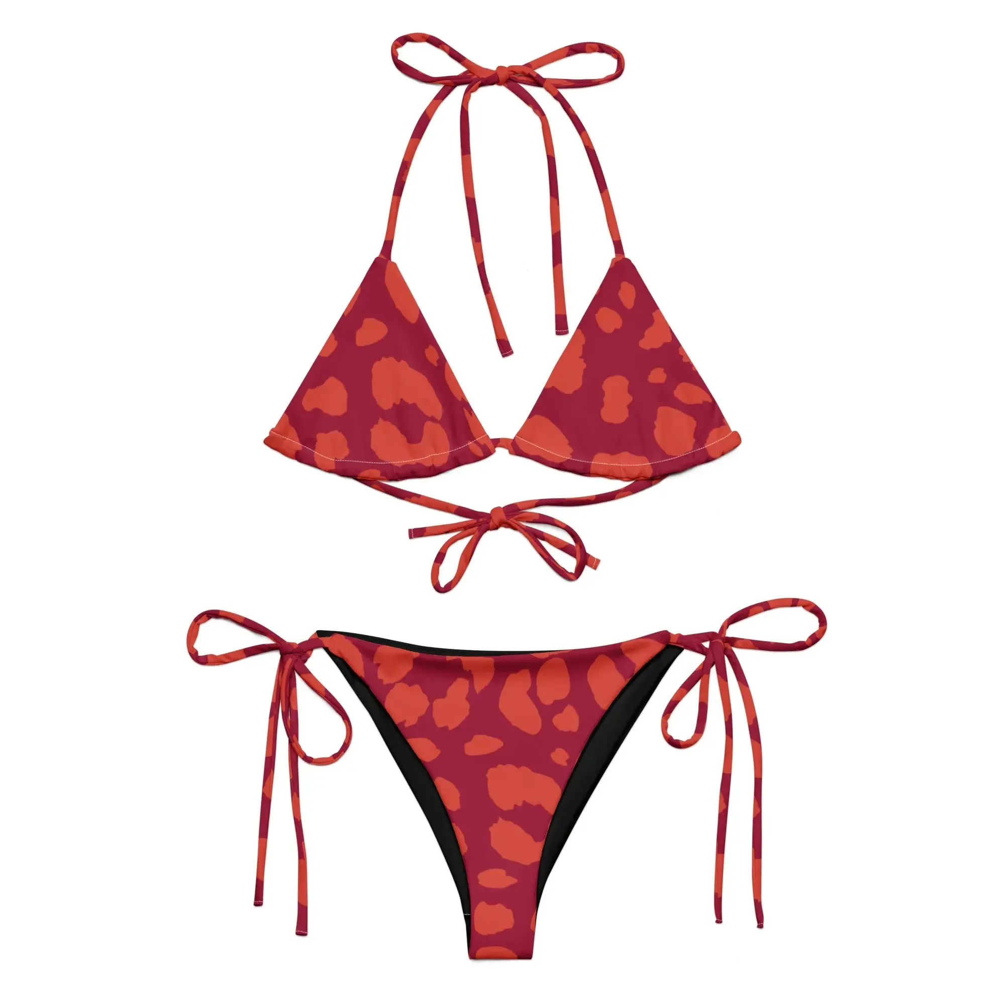 Candy Apple Cheetah String Bikini