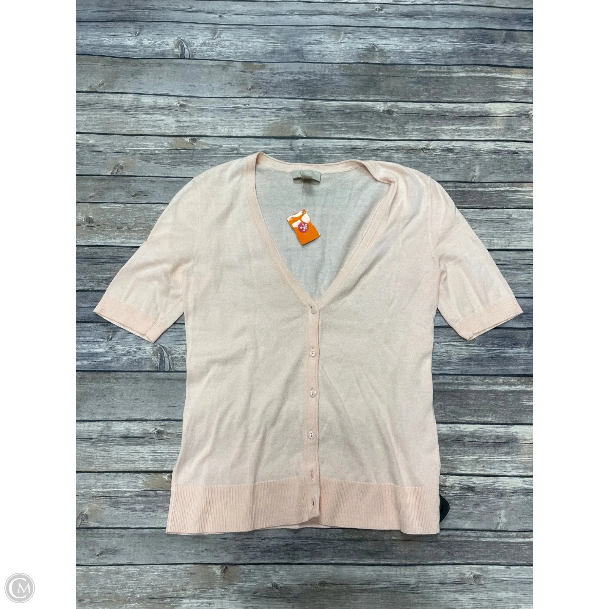 Cardigan By Loft In Peach, Size: S