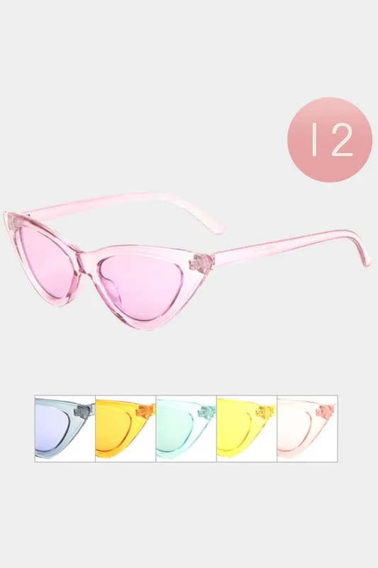 Cat Eye Lucite Sunglasses