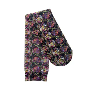 Celeste Stein Socks - Black Abstract Lace