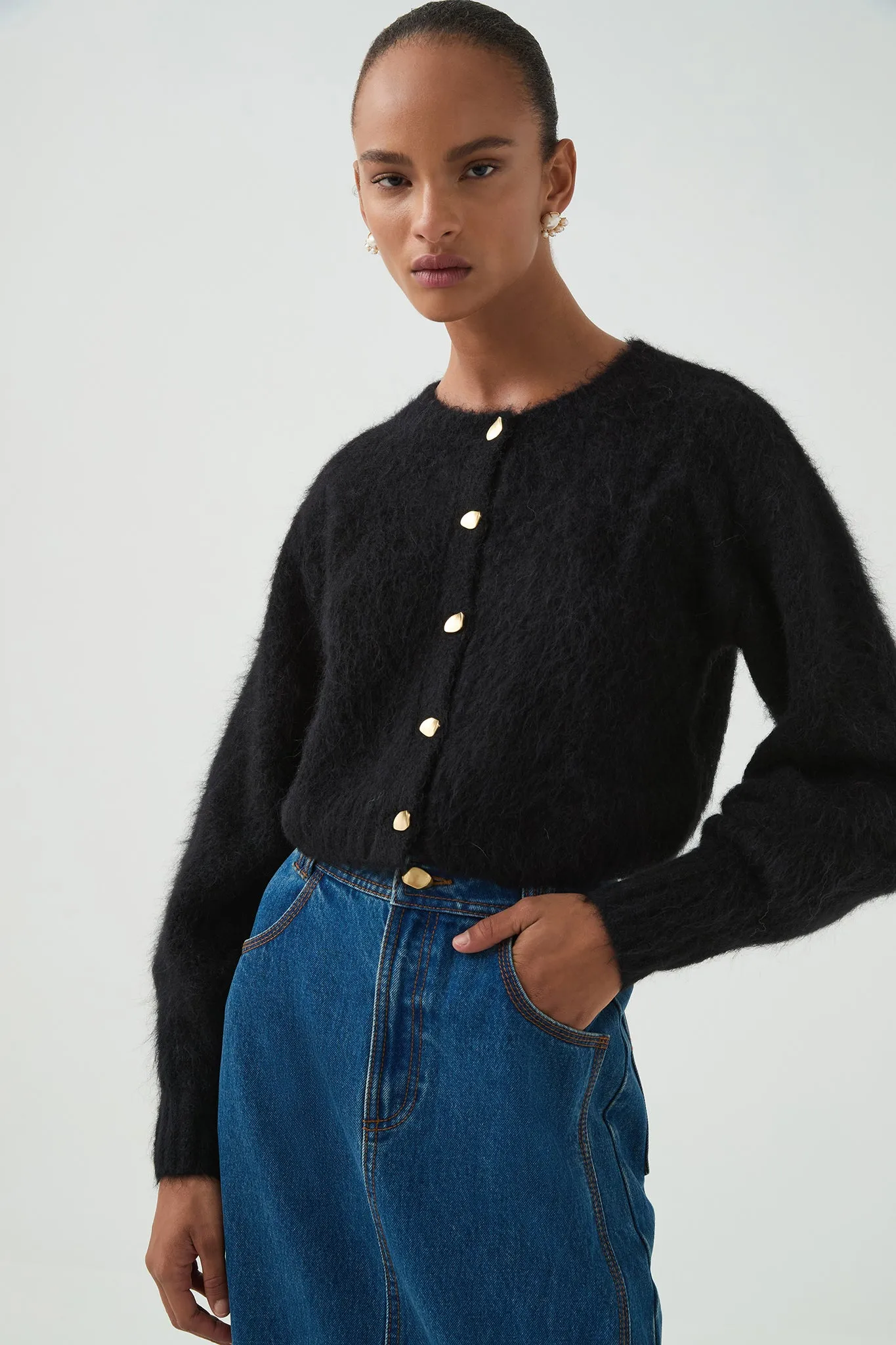 Celine Fluffy Cardigan