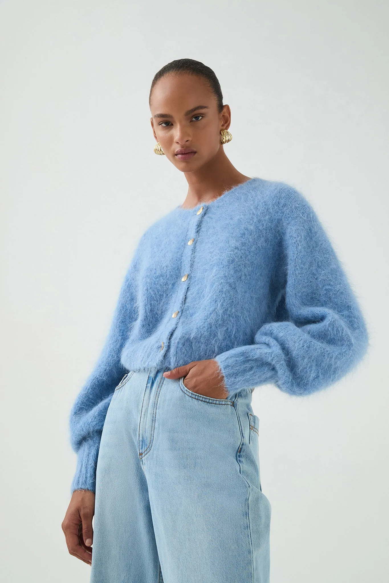 Celine Fluffy Cardigan