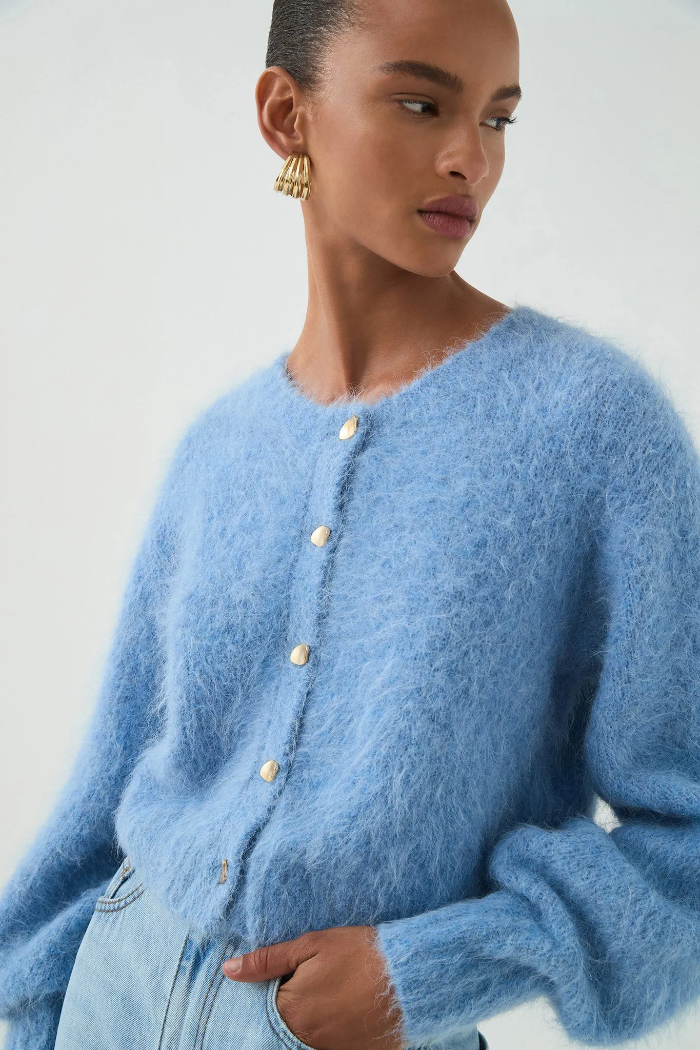 Celine Fluffy Cardigan