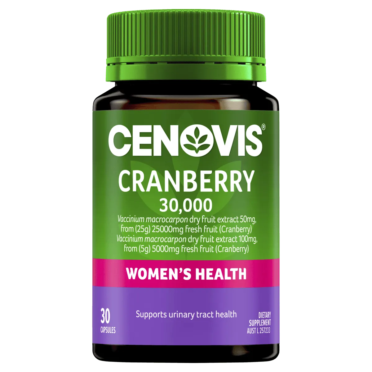 Cenovis Cranberry 30,000 30 Capsules