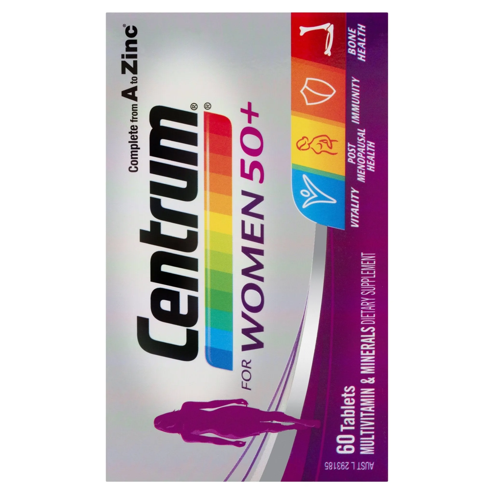 Centrum For Women 50  60 Tablets