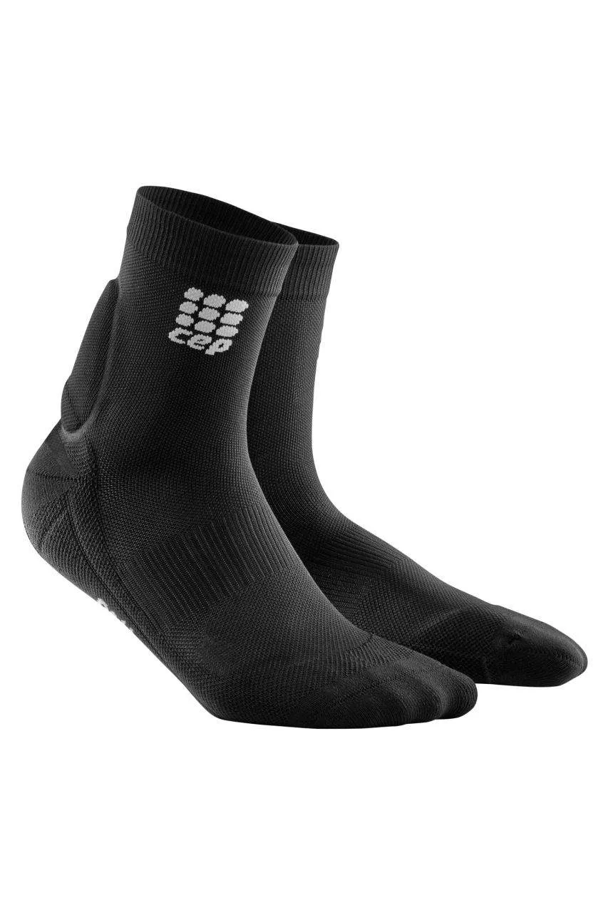 CEP Women's Ortho Achilles Support Short Socks - Black