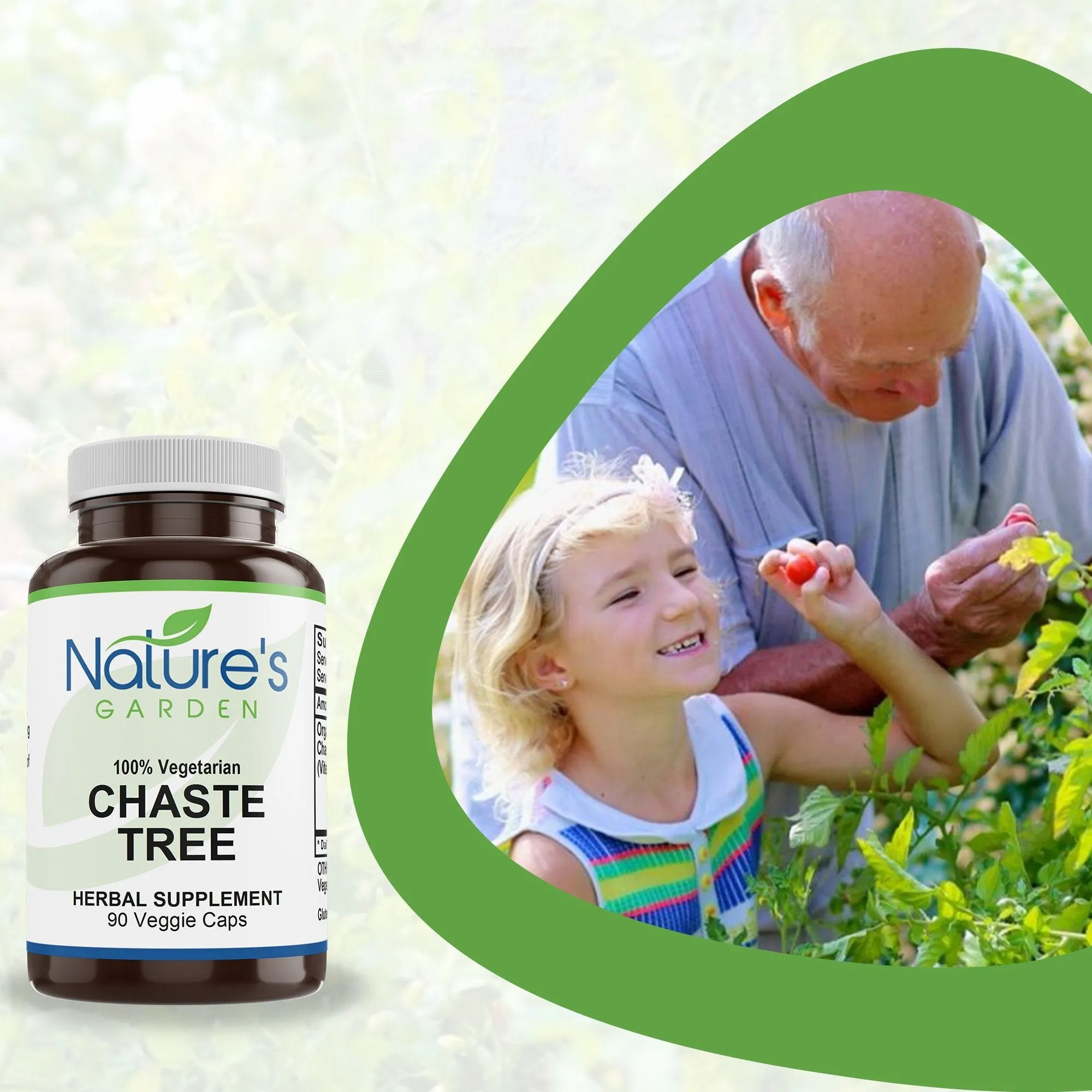 Chaste Tree - 90 Veggie Caps with 400mg Organic Chasteberry