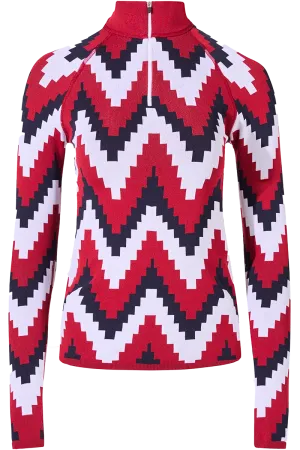 Chevron 1/4-Zip Base Layer Top