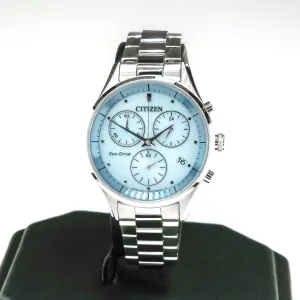 Citizen Eco-Drive Chandler Chronograph Ladies Stainless 32mm Watch FB1440-57L