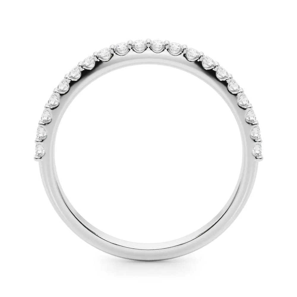 Classic Half Way Round Diamond Wedding Ring