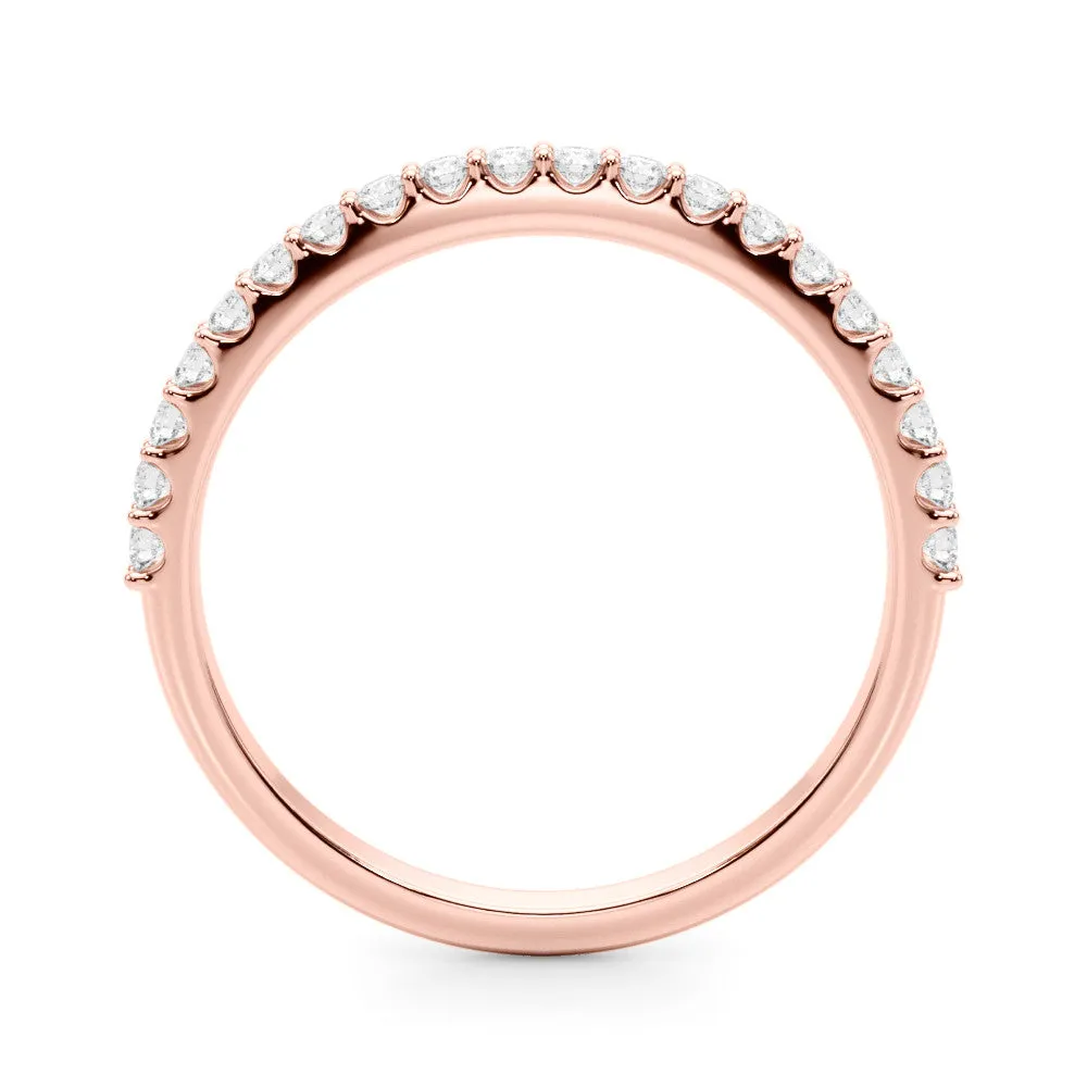 Classic Half Way Round Diamond Wedding Ring