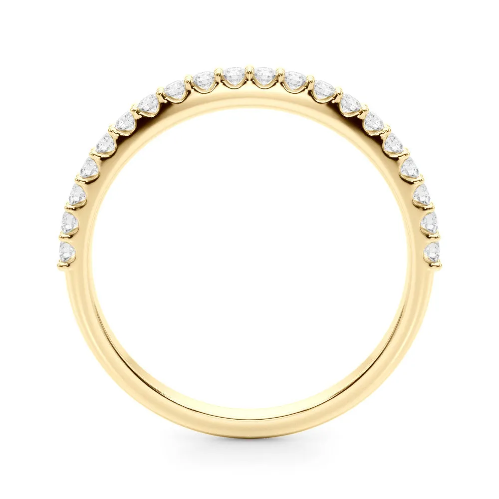 Classic Half Way Round Diamond Wedding Ring