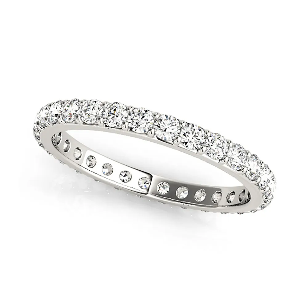 Classic Shared Prong 0.80 ct. Round Diamond Eternity Band
