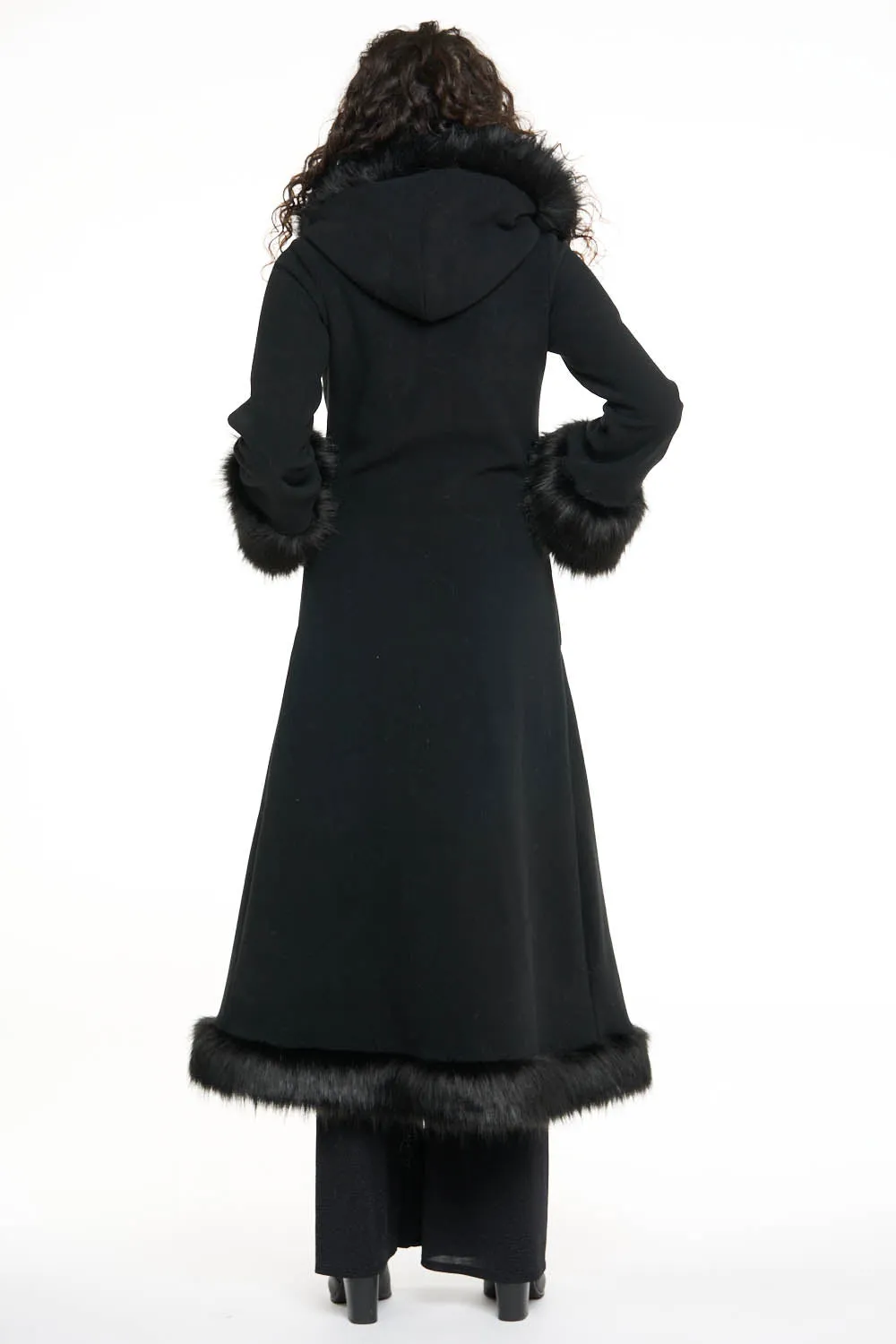 Classic Tamo Coat: Black Coat   Black Trim