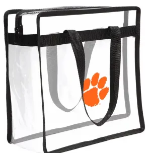 CLE Clear Square Stadium Tote Bag/Purse