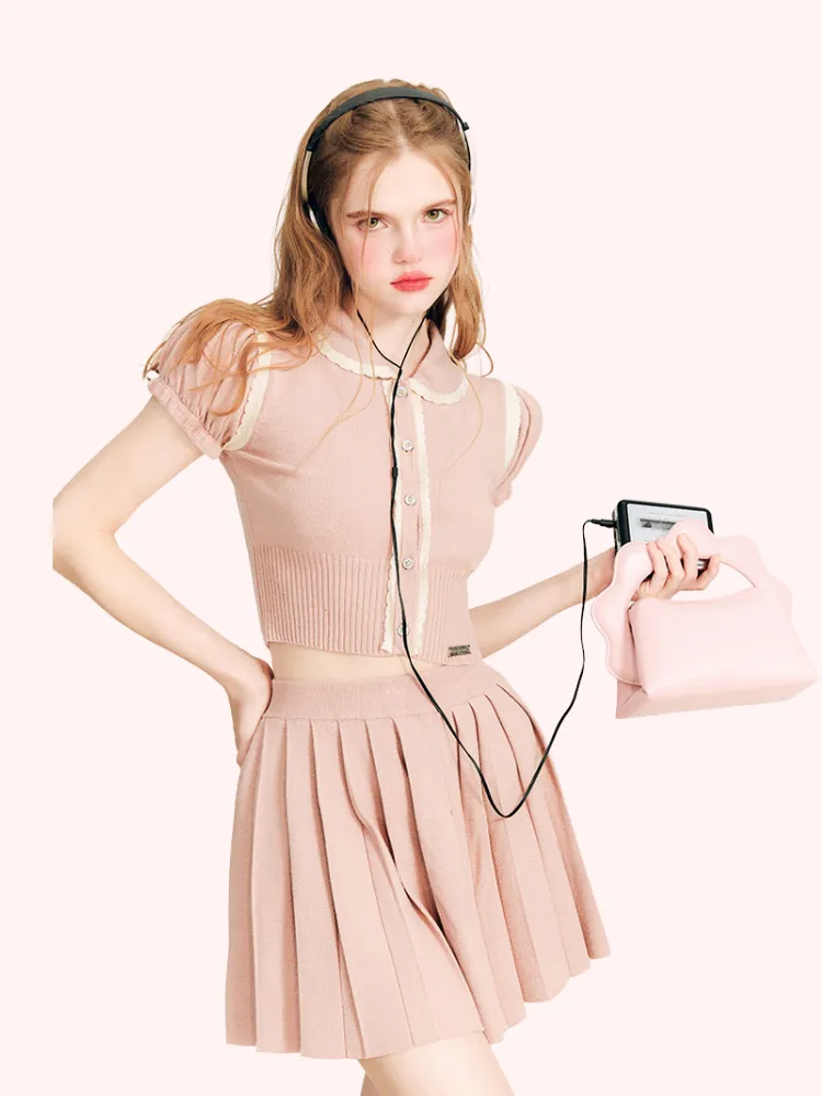 Coquette Knit Two-Piece Set