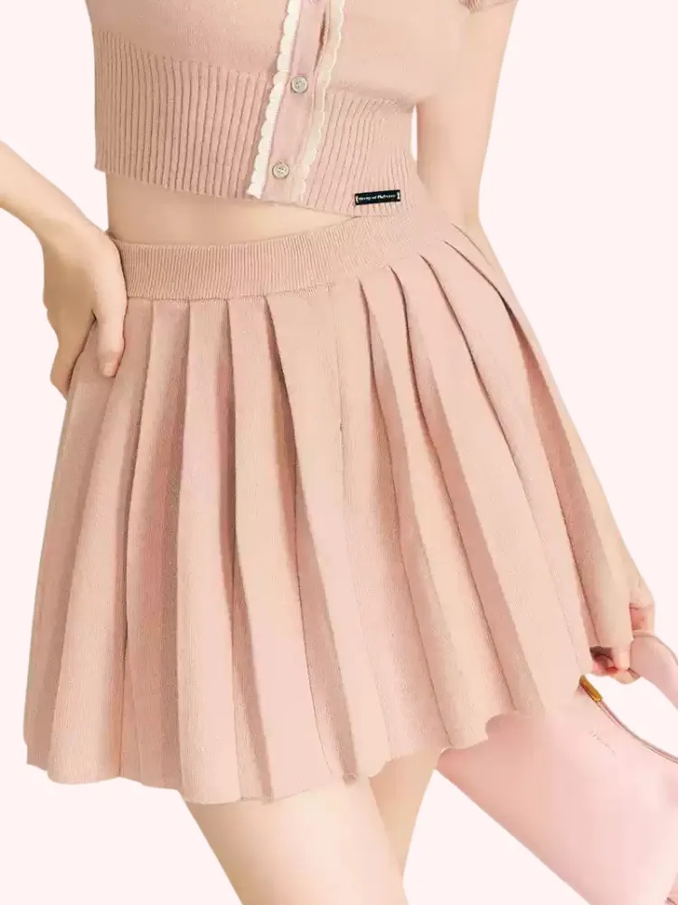 Coquette Knit Two-Piece Set