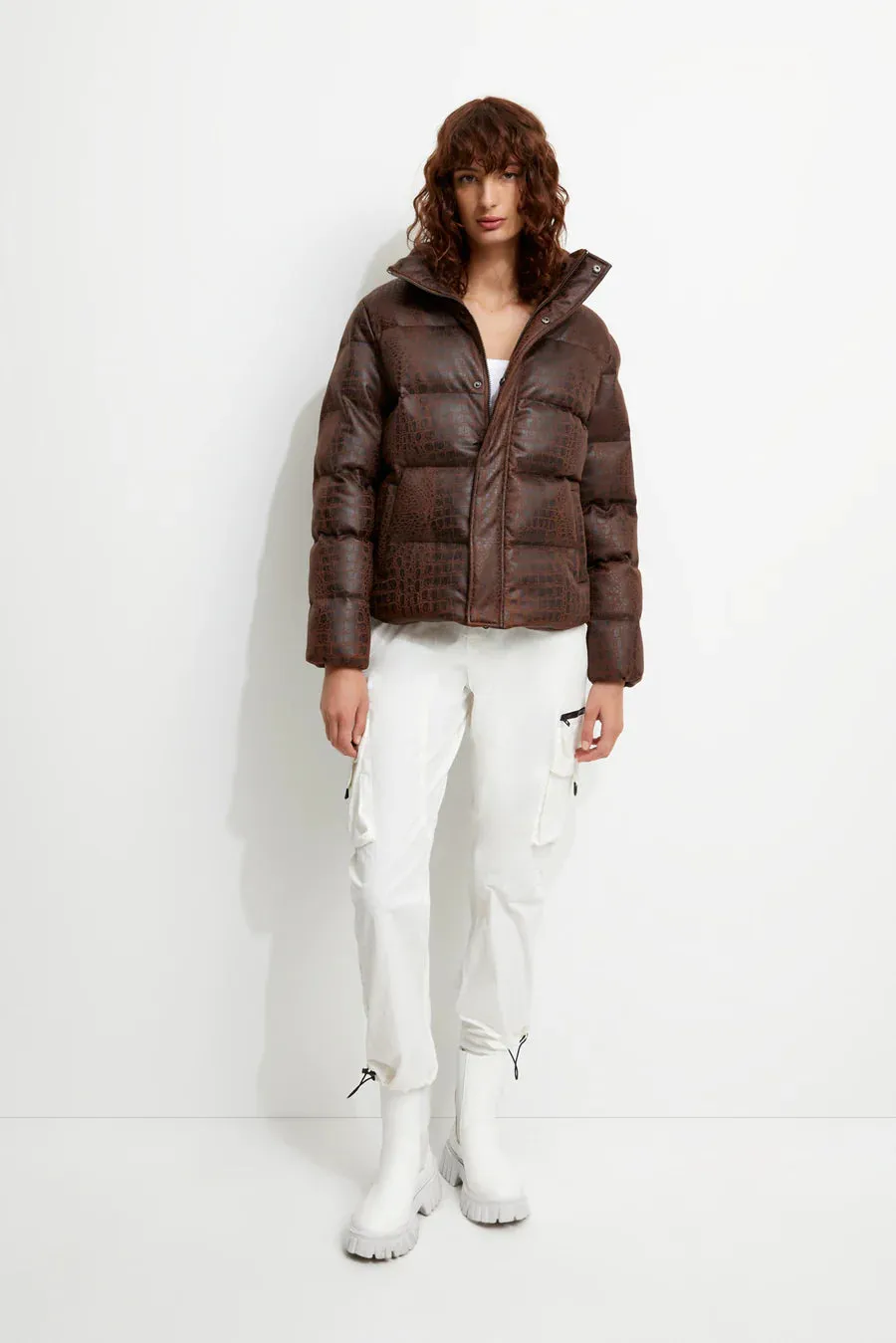 CROC ILLUSION JACKET | UNREAL FUR