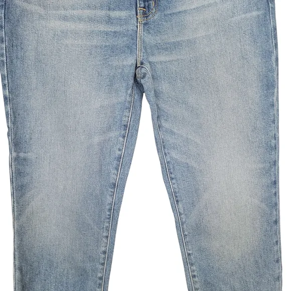 Current/Elliott | Women's Straight Leg Cotton Light Blue Jeans - Size 28