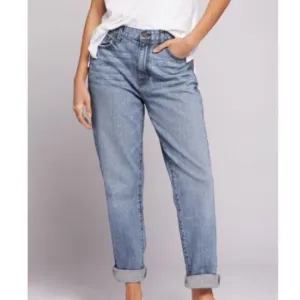 Current/Elliott | Women's Straight Leg Cotton Light Blue Jeans - Size 28