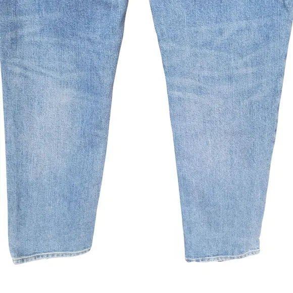 Current/Elliott | Women's Straight Leg Cotton Light Blue Jeans - Size 28