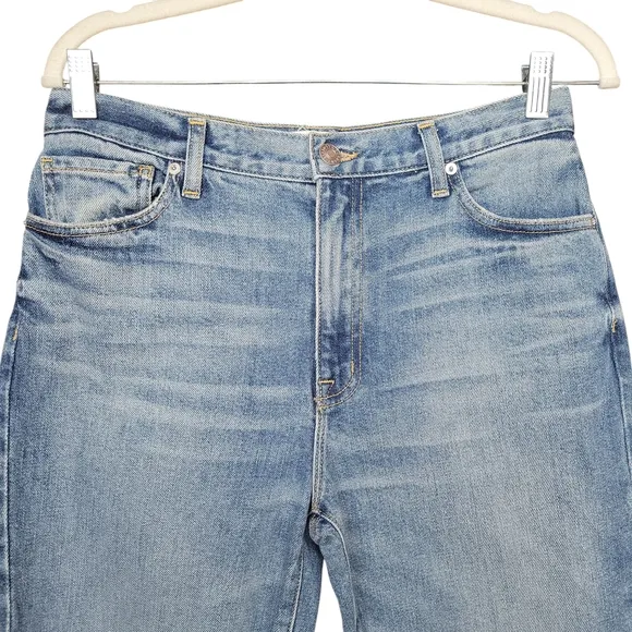 Current/Elliott | Women's Straight Leg Cotton Light Blue Jeans - Size 28