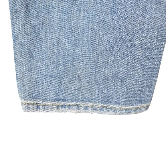 Current/Elliott | Women's Straight Leg Cotton Light Blue Jeans - Size 28