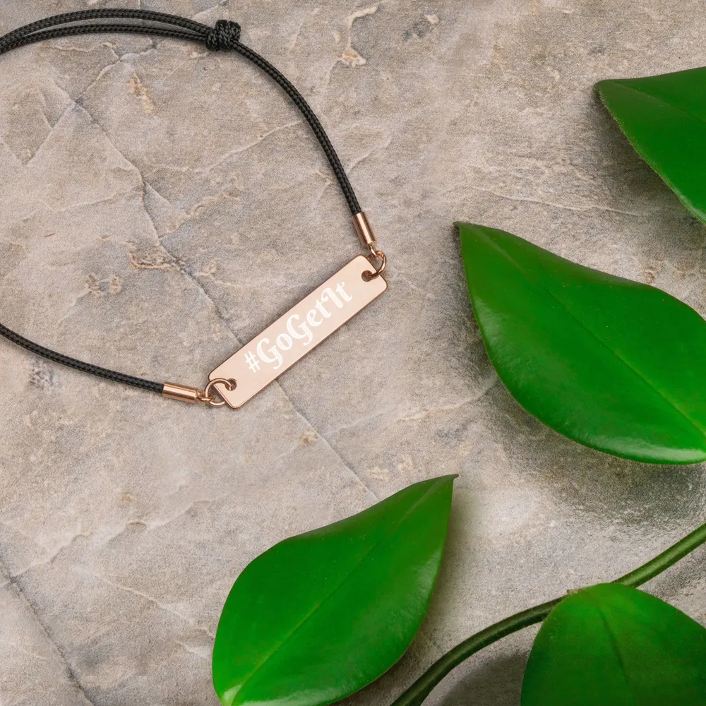 Customizable Engraved Bracelets (Coated 18K Rose Gold - 24K Gold)