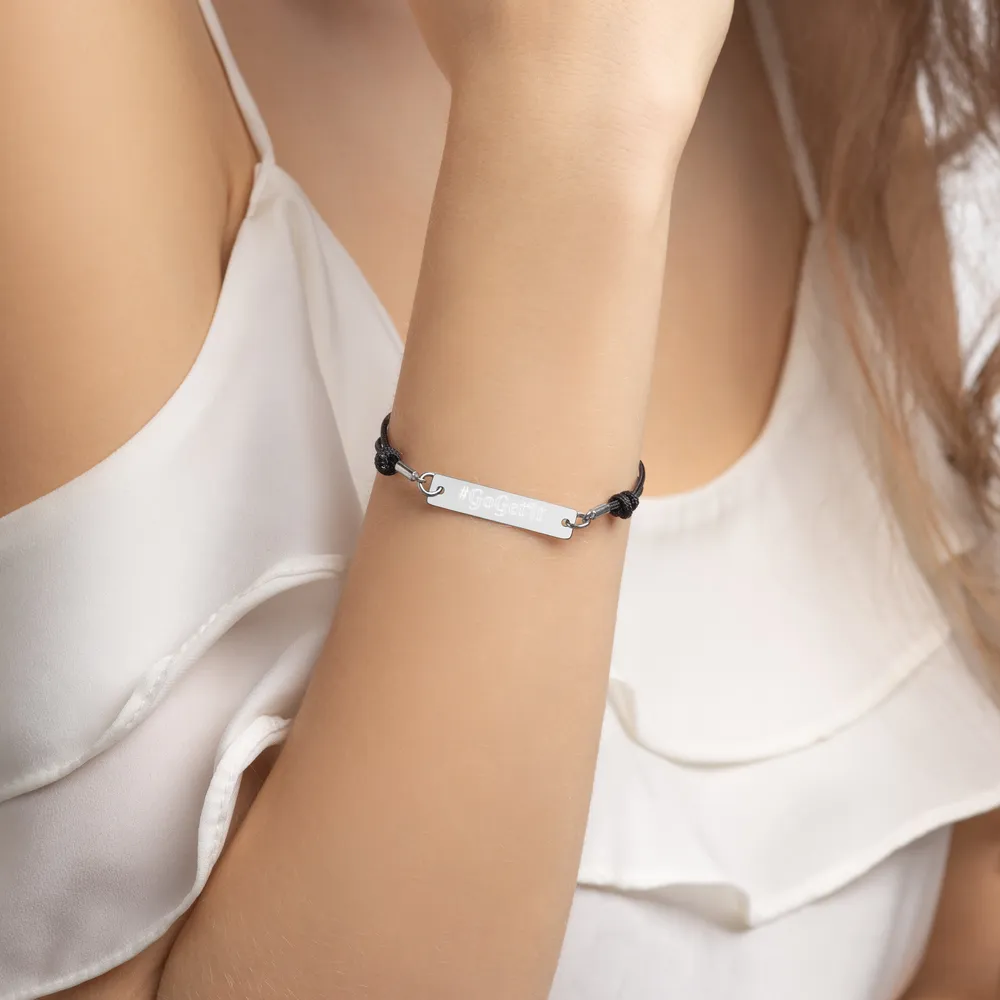 Customizable Engraved Bracelets (Coated 18K Rose Gold - 24K Gold)