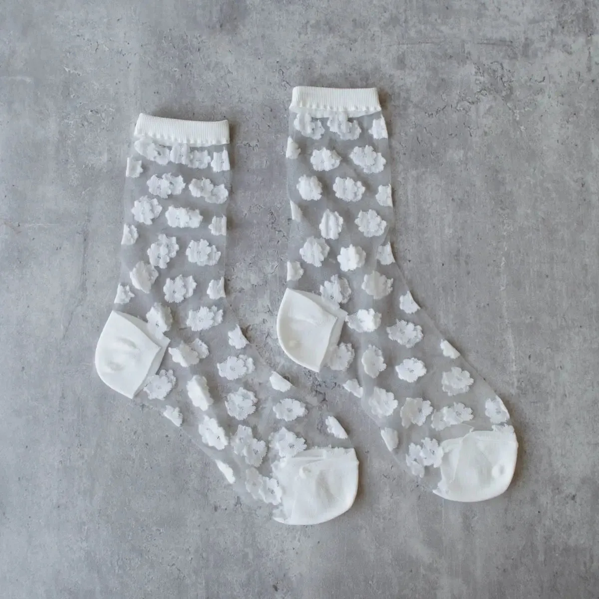 daisy mesh casual socks
