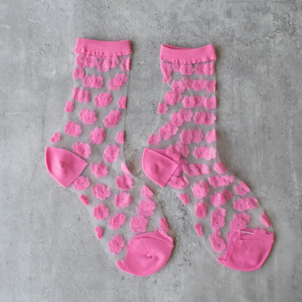 daisy mesh casual socks