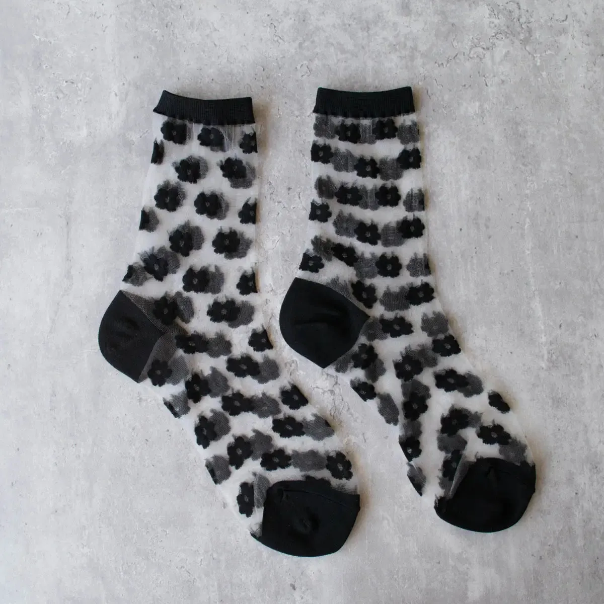 daisy mesh casual socks