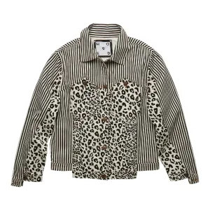 DASSIN Monochrome Patchwork Jacket