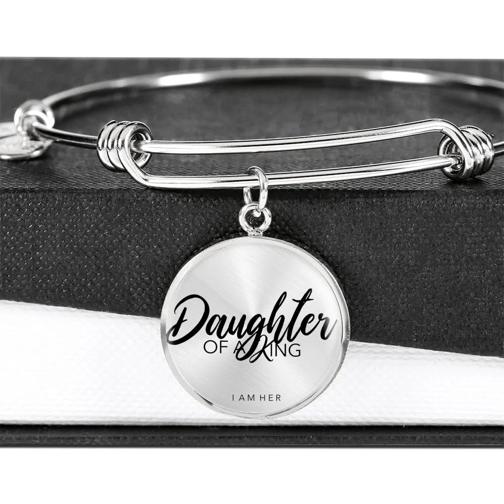 Daughter of a King - Women's Bangle Bracelet