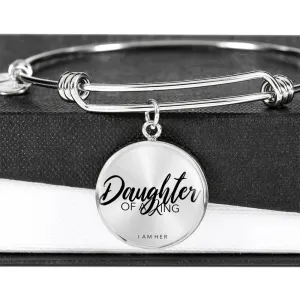 Daughter of a King - Women's Bangle Bracelet