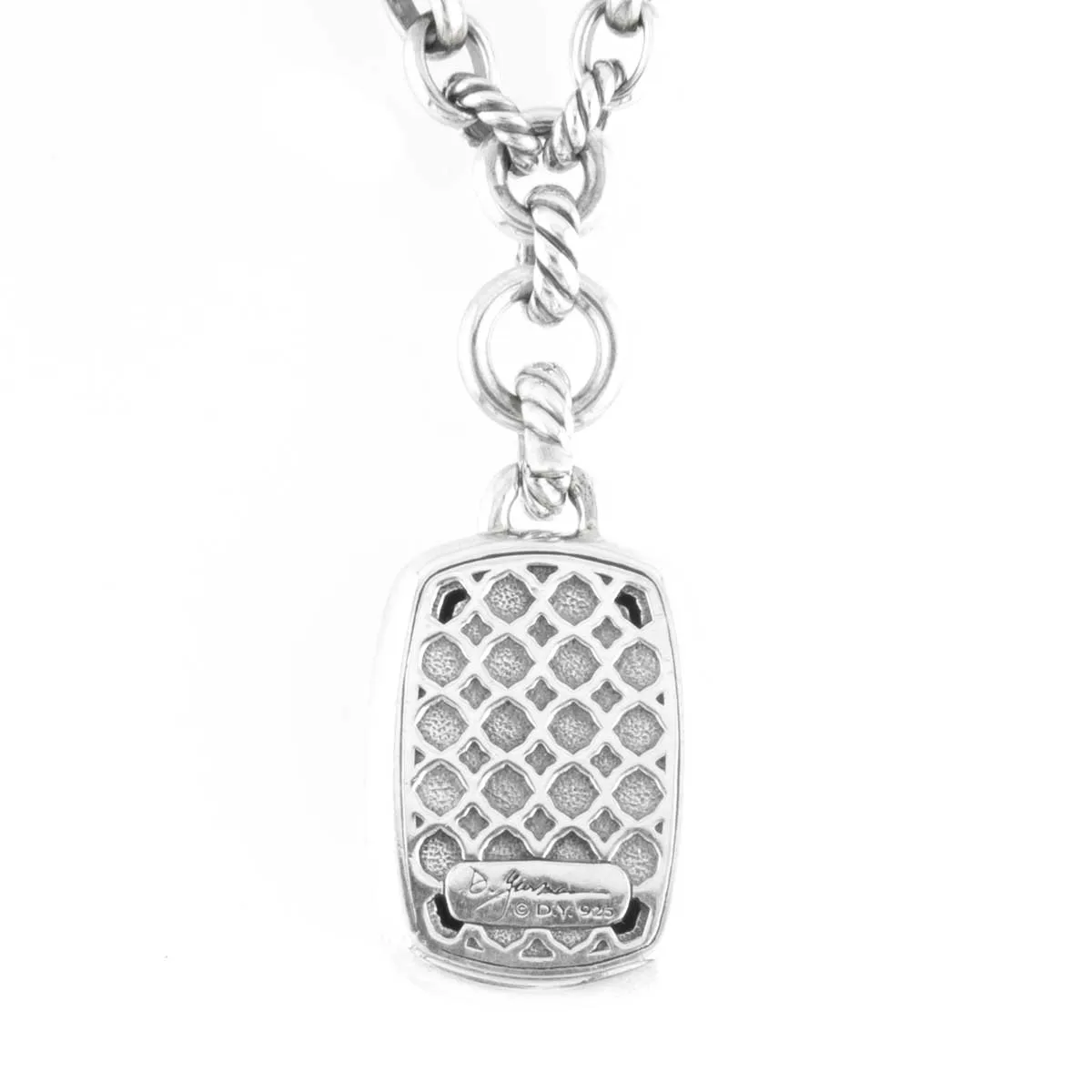 David Yurman Albion Pendant with Black Onyx & Diamonds