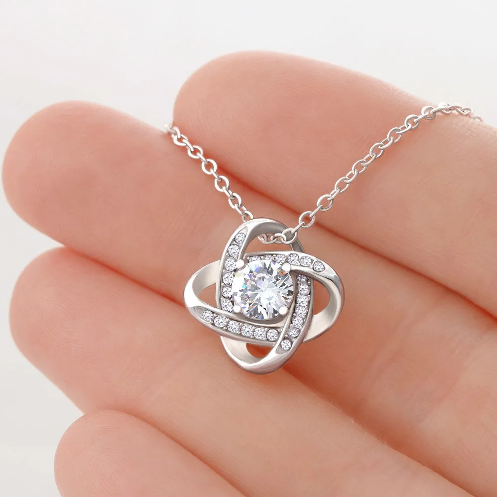 Dear Bestie Love Knot Necklace