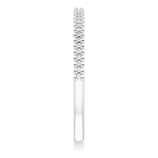 Delicate Stackable Diamond Wedding Band