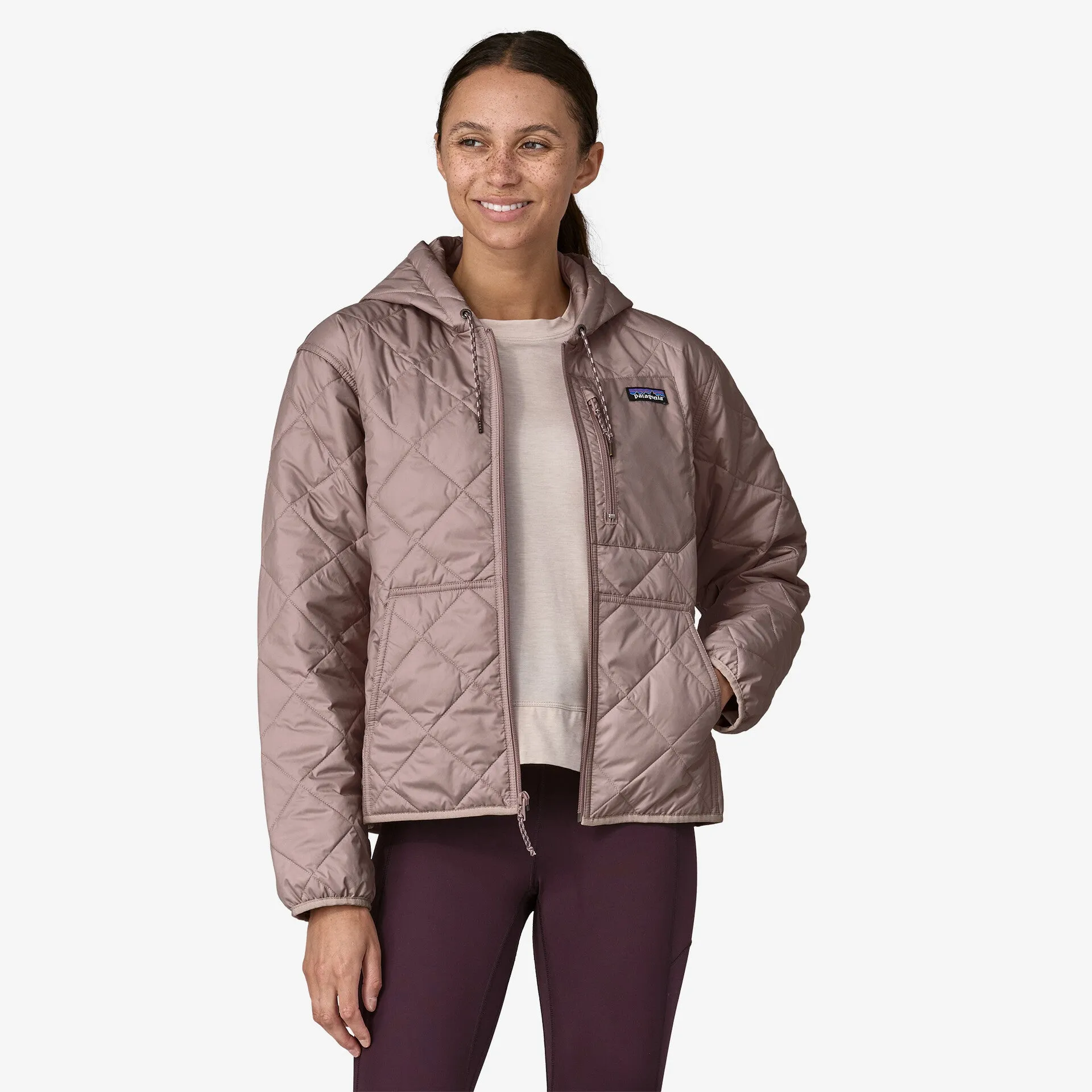 Diamond Quilted Bomber Hoody (Women's) - 20695