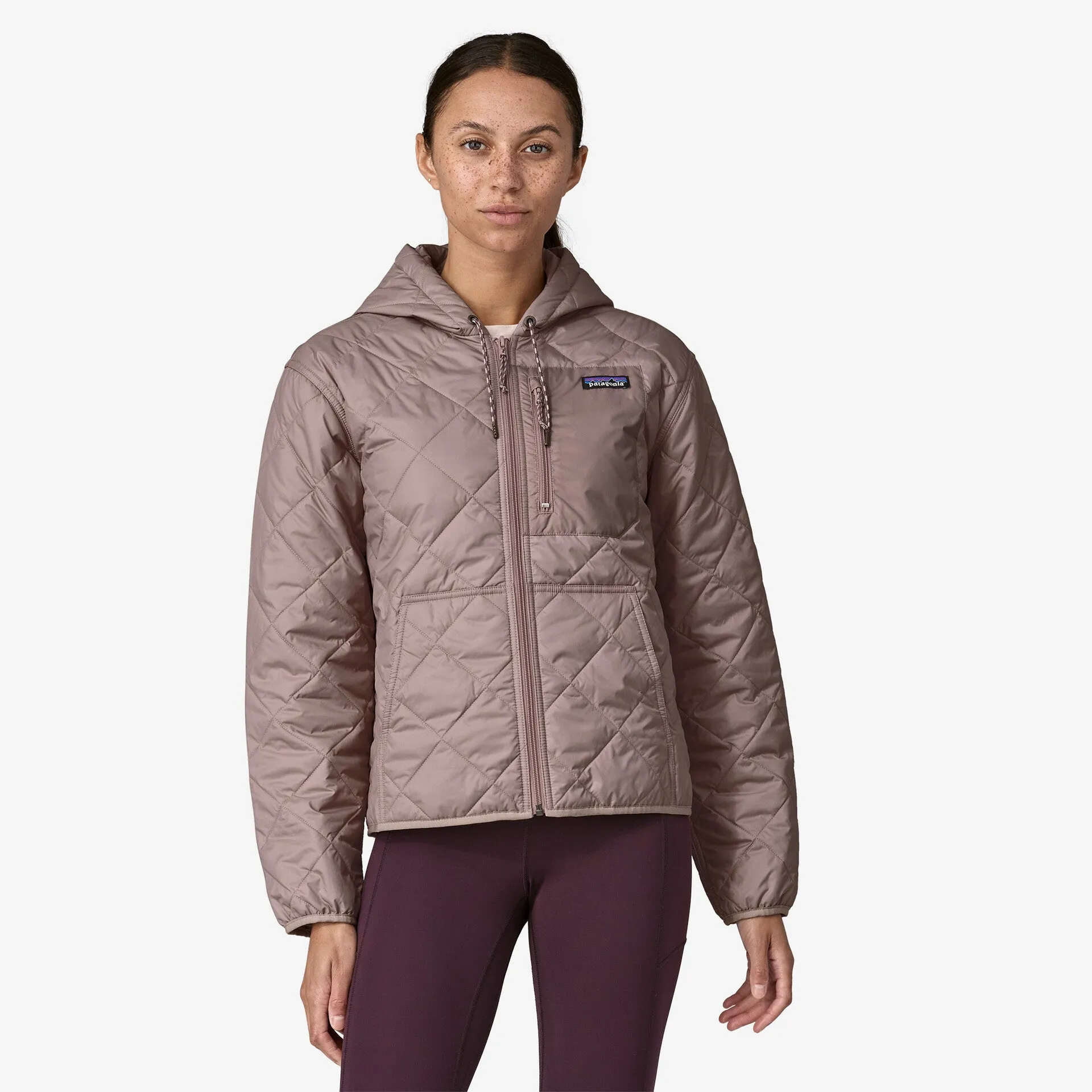 Diamond Quilted Bomber Hoody (Women's) - 20695