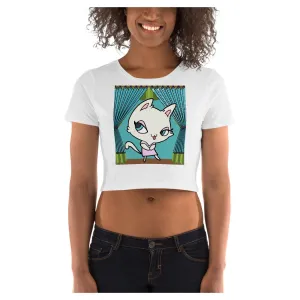 Diva Cat Crop Tee