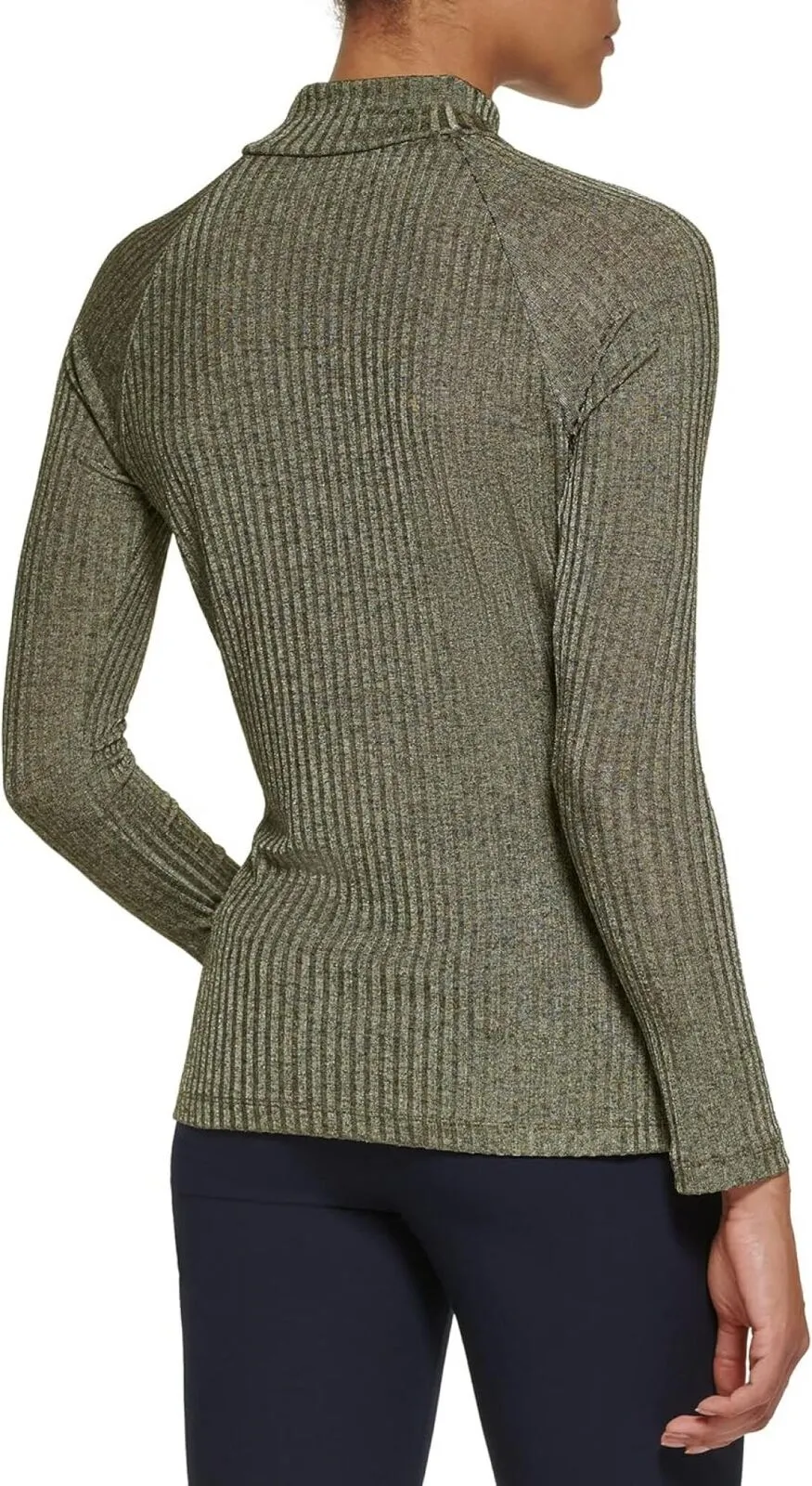 DKNY Women's Basic Essential Long Sleeve Knit Top UH2TG159