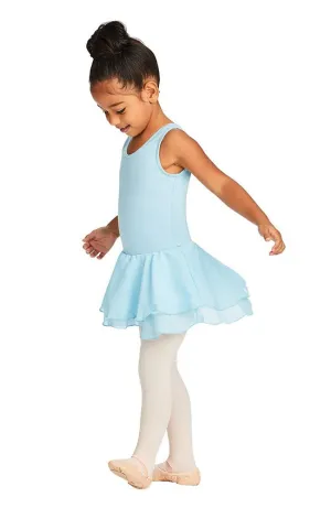 Double Layered Skirted Tank Bodysuit - Child