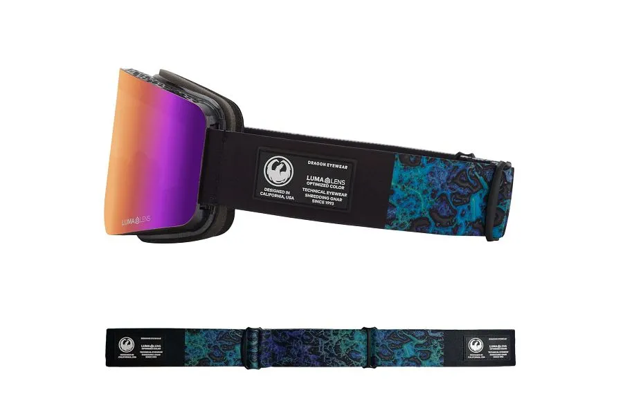 Dragon R1 OTG Snow Goggles Black Pearl / Lumalens Purple Ion   Lumalens Amber