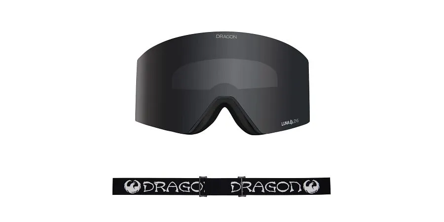 Dragon RVX MAG OTG Snow Goggles Classic Black / Lumalens Dark Smoke   Lumalens Light Rose
