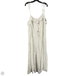 Dress Casual Maxi By Anthropologie In White, Size: Xl