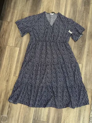 Dress Casual Maxi By Clothes Mentor In Blue, Size: 24