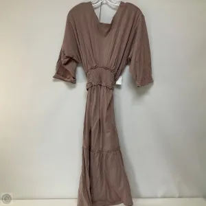 Dress Casual Maxi By Free People In Taupe, Size: M